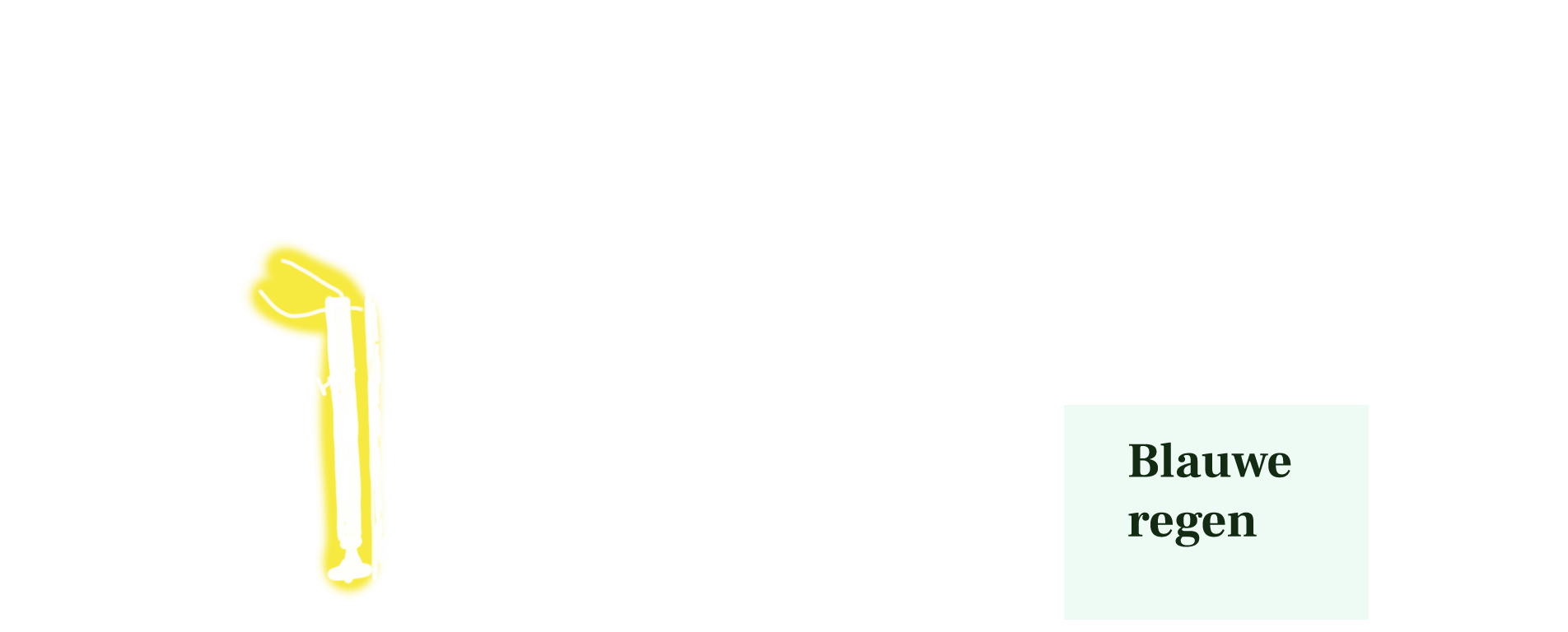 blauwe regen Overlay